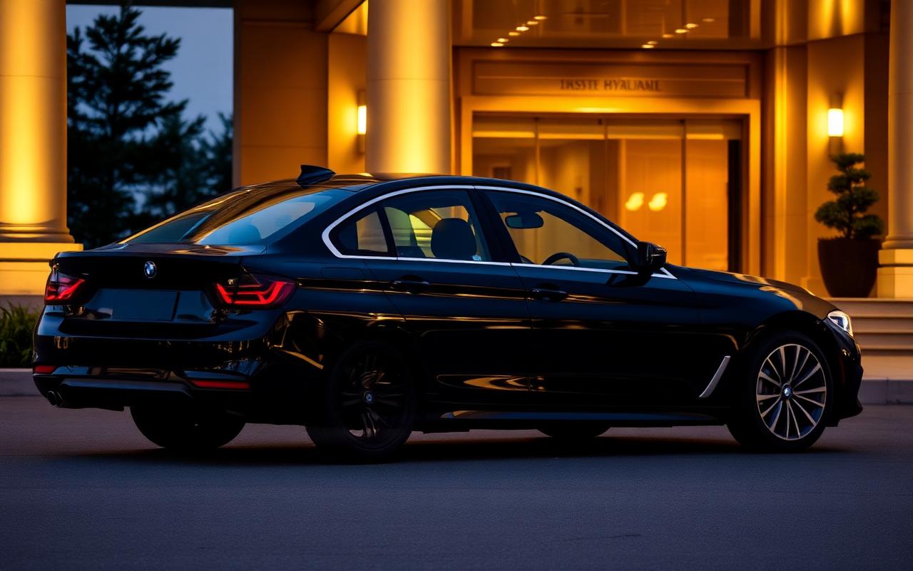 BMW 340i Plug-In Hybrid luxury chauffeur vehicle